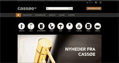 Desktop Screenshot of cassoe.dk